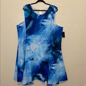 Julia Jordan for Lane Bryant 22w  blue dress